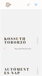 Mobile Screenshot of kossuthtoborzo.hu